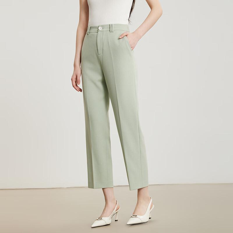 Ge Jin Women's Slim-Fit Straight Leg Casual Suit Pants