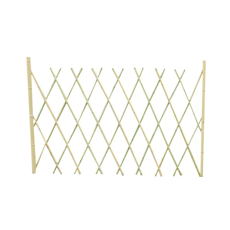 Bamboo Picket Fence for Gardens - Retractable Outdoor Wall & Flower Support