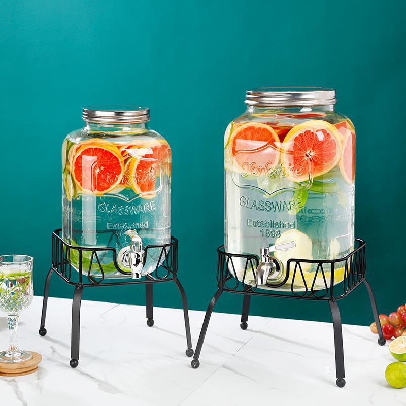 Cola Beverage Bucket with Faucet - Ideal for Lemon Juice, Fruit Tea, Cocktails, and Cold Water