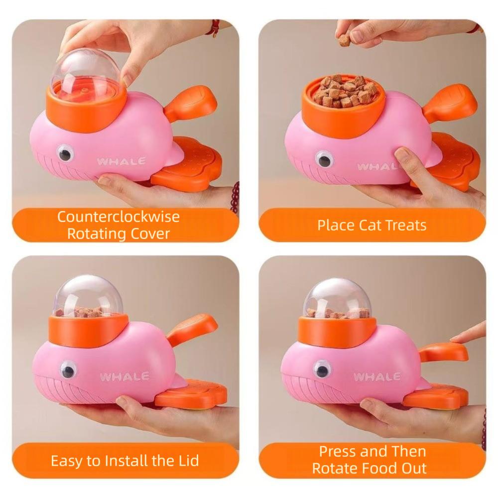 Blue PInk Interactive Dog Toy Plastic Slow Feeder Funny Puzzle Dog Toy  for Training