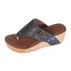 Damen Plateausandalen Keilabsatz Flip-Flops Modisch und Lässig Offene Clogsandalen Für Damen Größe 5 Sandalen mit Keilabsatz Für Damen Größe 11