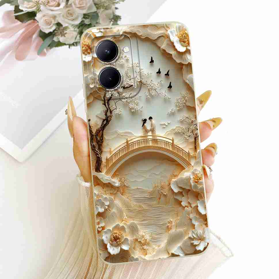 For Realme C33 C 33 4G Casing Silicone Shockproof For RealmeC33 RMX3624 Phone Case Colorful Butterfly Soft Protective Shell
