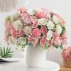 Beautiful 30CM Artificial Rose Flower Silk Peony Colorful Silk Hydrangea DIY Simulated Flowers Wedding Arrangements