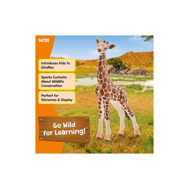 Schleich Wildlife Giraffe Baby Figure 14751
