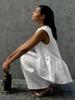 Cotton V-Neck Sleeveless Vest Top Long Pants Set Women's New Pure Color Temperament Commute Two-Piece Outfit