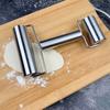Stainless Steel Double Head Rolling Pin Non-Stick Dough Pastry Roller Kitchen Dumplings Machine Noodles Pizza Pies Baking Tools