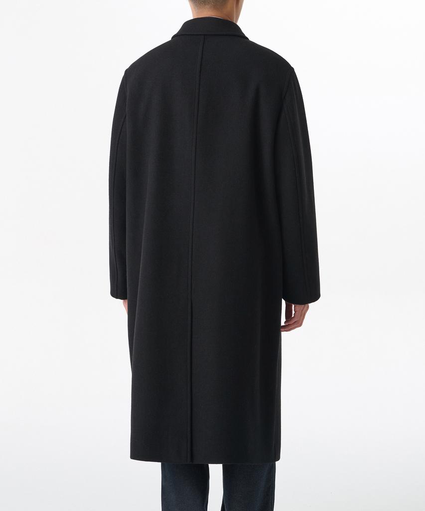 Musinsa Standard Daily Balmacaan Coat [Black]