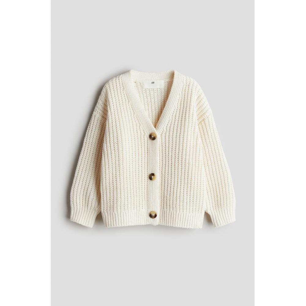

H M oversized cardigan cream