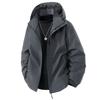 Men's Anti-Fouling, Waterproof, Windproof Parka - Insulated Hooded Jacket for Cold Weather Outdoor Activities