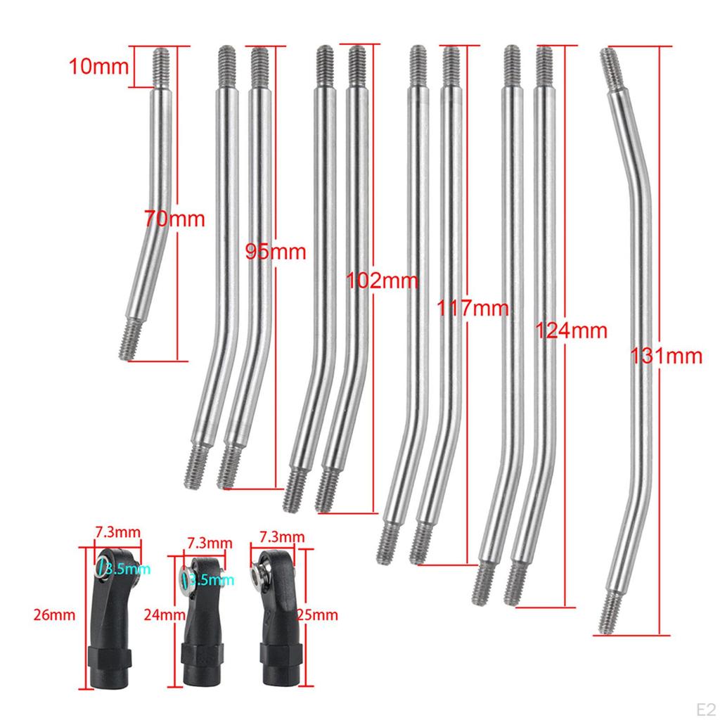 4cs Steering age Rod Metal Arm for RC Accessories Steerong Tools