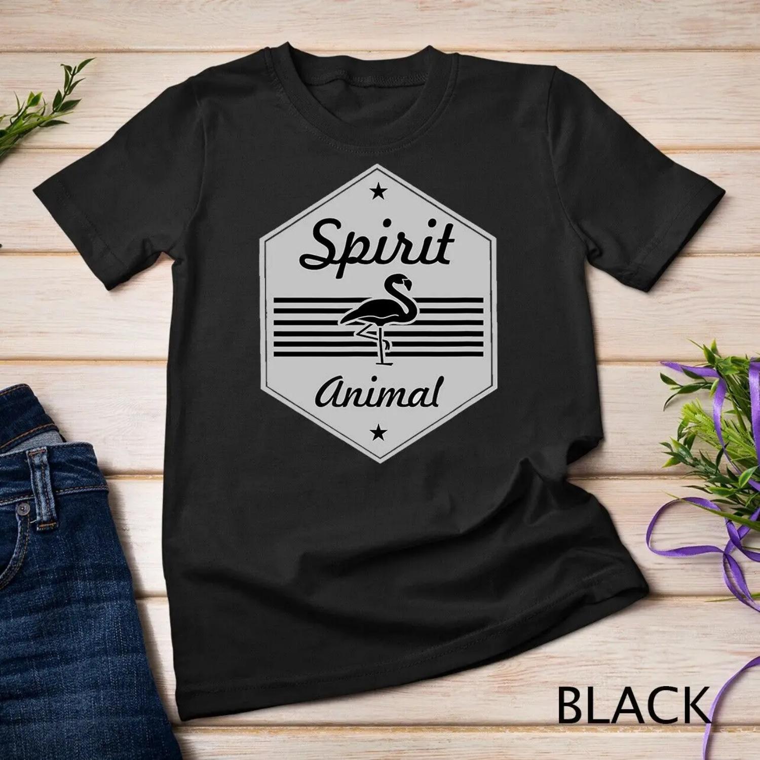 

Flamingo T Shirt My Spirit Animal Costume Design S чёрный