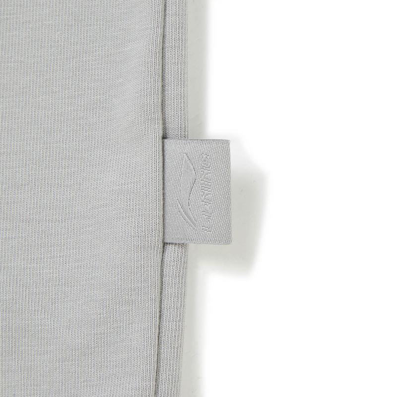 Li Ning Ice Comfort Loose Short Sleeve T-Shirt Unisex Tops Moon-Surface-Gray AHSW979-6