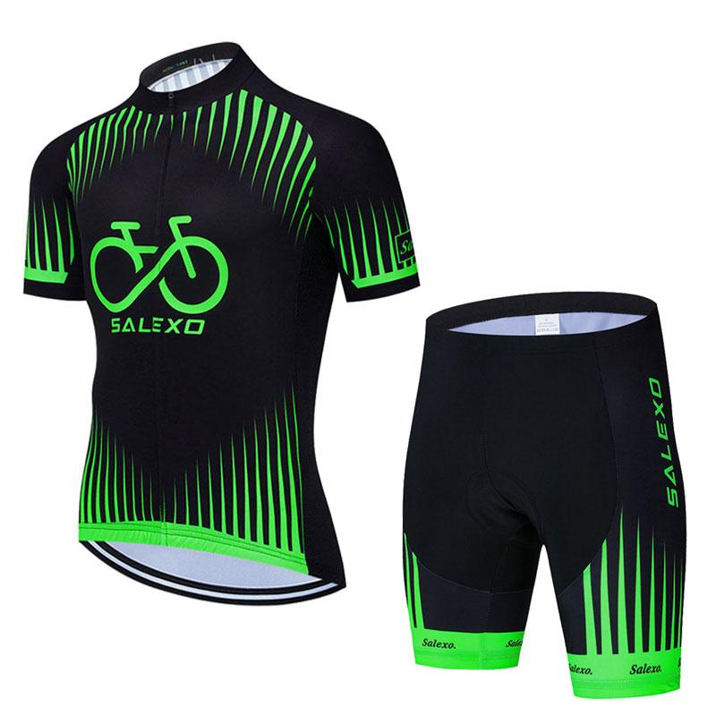 2026 Summer Breathable Cycling Suit Set Men New Short Sleeve Road Team Bicycle Jersey Cycling Clothing Bib Shorts Suits Bike Wear Clothes