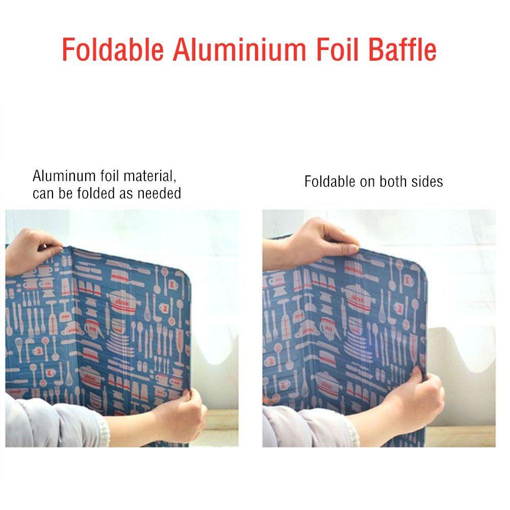 Anti Oil Splash Aluminium Foil Plate Oil Splash Guard Oil Splash Proof Baffle Oil Splatter Screens