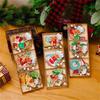 Artistic Wood Gingerbreads Man Ornament Delicate Wood Gingerbreads Man Hanging Ornament Charm For Family Holiday Fun