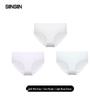 Women's Cotton Seamless Antibacterial Briefs 3-Pack