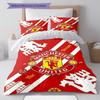 Thick MUFC Mat Bedding Quilt Set Quilt Cover Pillowcase Home Decoration Birthday Gift (1 * duvet cover + 2 * pillowcase, without core)