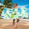 1 Stück Cartoon Dinosaurier Strandtuch Schnelltrocknendes Handtuch Geeignet für Meeresufer Pool Camping Urlaub Yoga Für Familie Freunde Kinder