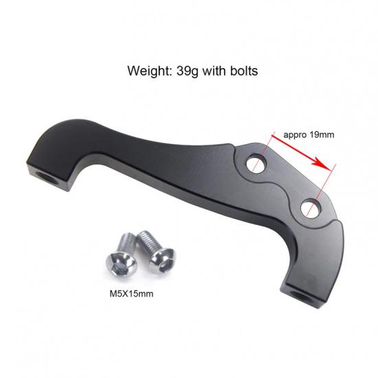 SILVEROCK Frame Rear Triangle Rotor Adapter 140mm for Storm P8 Blast Vigor 412 Folding Bike Convert V Brake to Disc Brake