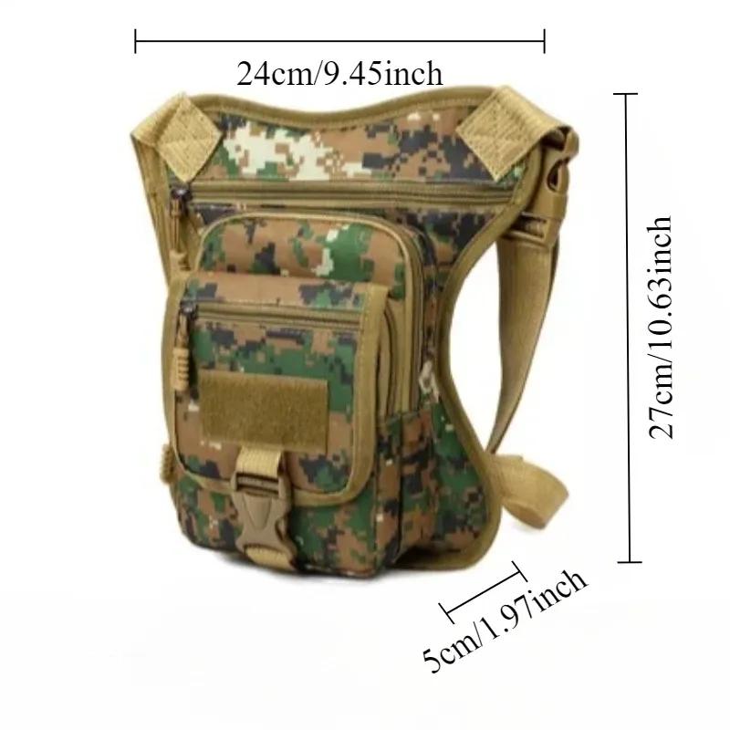Neue Motorrad Drop-Leg-Tasche Camouflage Wasserdichte Hüfttasche Outdoor Multifunktional Reise Wandern Tragbar Motorrad Beintasche