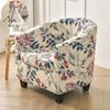 Floral Printed Single Sofa Couch Covers Club Bath Tub Armchairs Cover Stretch Lazy Boy Chair Slipcover Removable for Bar Counter