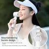 Portable Handheld Turbo Fan Ice Wind 100 Wind Speeds Adjustable Mini Personal Fan Battery Operated Electric Eyelash Fan