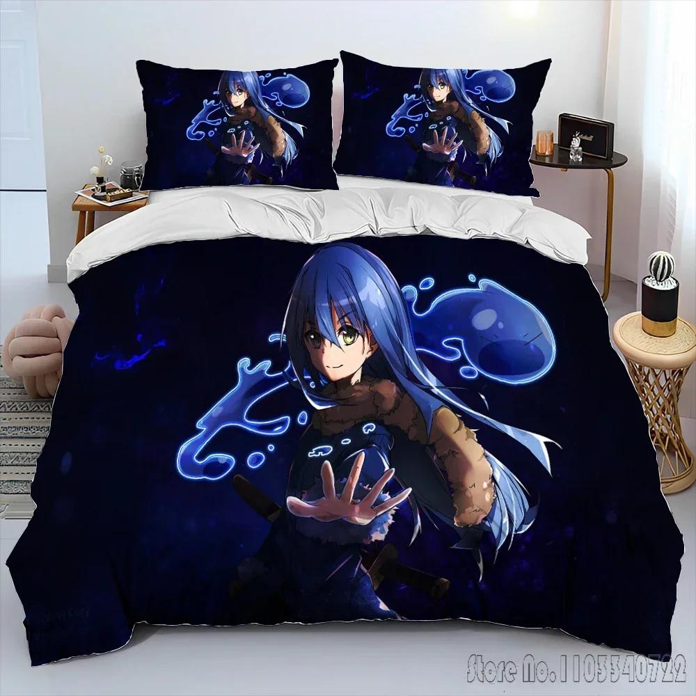 

I Got Reincarnated As A Slime Anime Comforter Duvet Cover Set HD Comforter Cover for Kids Bedding Sets Bedclothes Bedroom Decor Baby 120x150cm