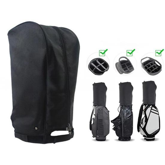 Golf Bag Rain Protection Cover Outdoor Waterproof Dustproof Golf Club Bag Coat Universal Adjustable Rain Cape for Stand Cart Bags