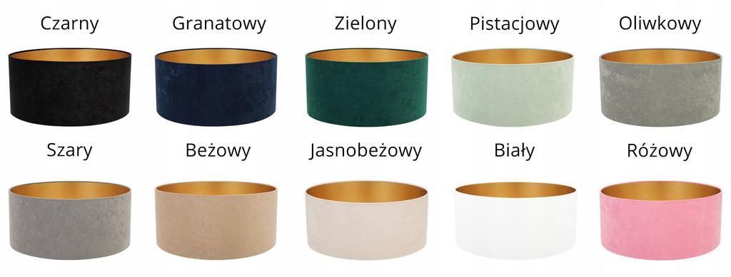 MODERN GOLDEN VELVET LAMPSHADE 44 Cm