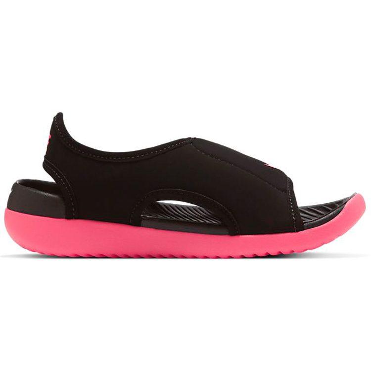 Nike Sunray Adjust 5 Sandal Black Pink Kids' DB9562-002