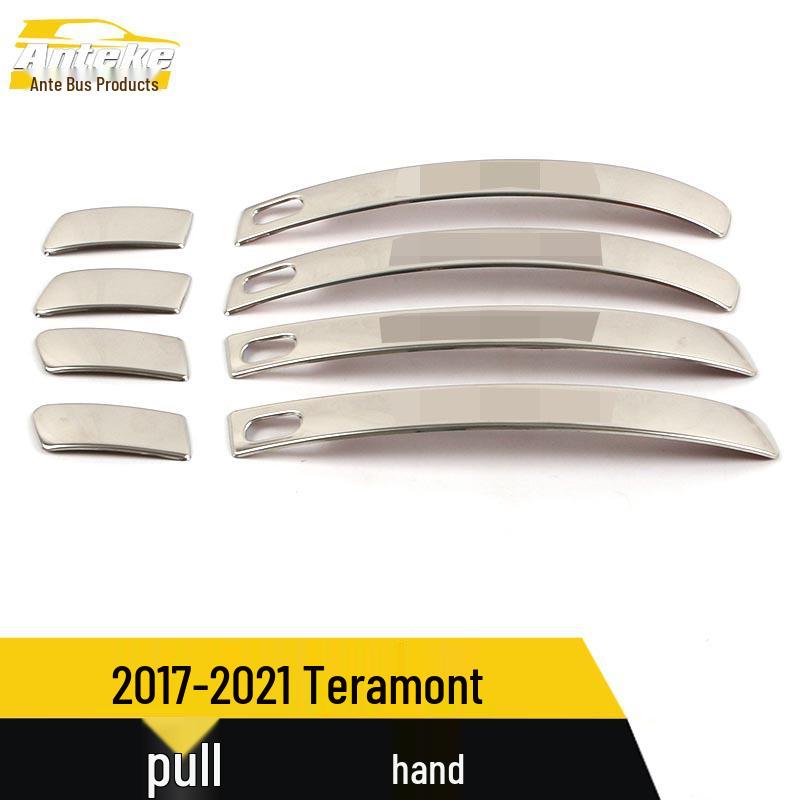 Stainless Steel Door Handle Bright Strip for 2017-2021 Teramont