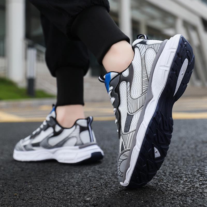 Men's Shoes Wear-resistant Sports Shoes Platform Mesh Breathable Men's Shoes Street Comfortable Dad Shoes