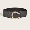 Wind Ladies Wide Belt Retro Elastic Elastic Waist Seal Dress Waist Decoration