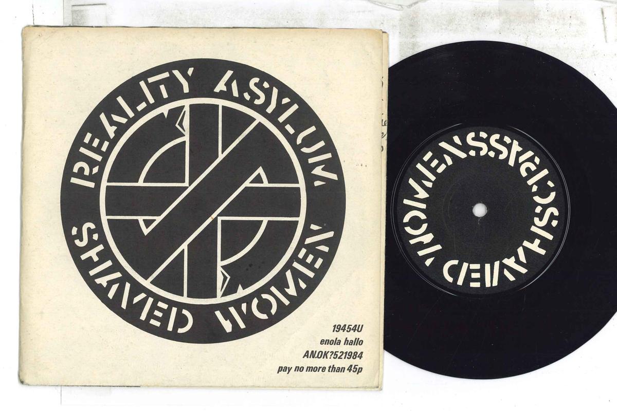 

7inch Record CRASS Reality Asylum Shaved Women 521984 CRASS 1979 UK Rock Used