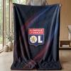 Lyon FC Soft Flannel Fleece Blanket Lightweight Cozy Warm Throw Blanket For Sofa Bed Home Decor