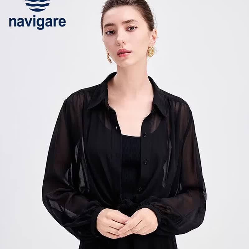 Navigare Women s Loose Fit Long Sleeve Shirt S
