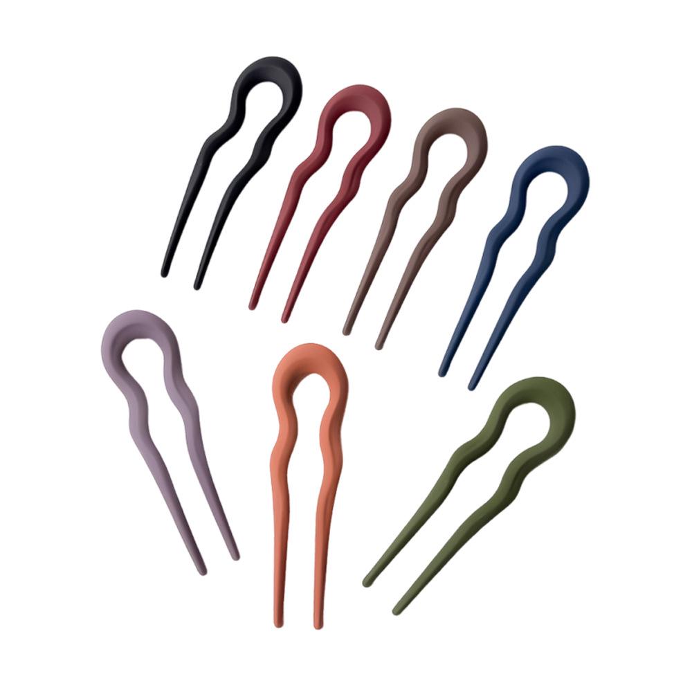 Elegant 2025 U-Shaped Japanese Korean Hairpin Clip for Buns