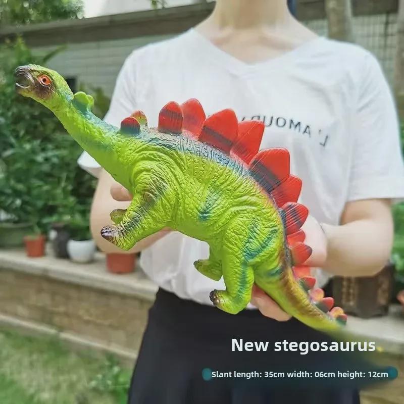 

Большие мягкие гелевые игрушки-динозавры со звуком: Модели тираннозавра и трицератопса для мальчиков Single Dinosaur Sound