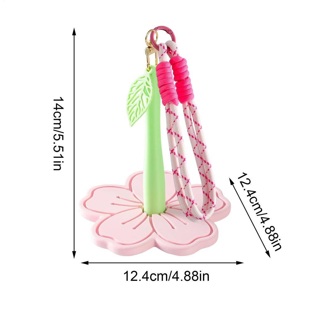 Flower Shaped Wrist Yarn Holder Portable Wool Storage Organizer Comfortable Hand Knitting Tool Lightweight Design for Beginner