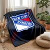 New York Rangers Flanell Fleece Decke Gemütlich Warm Überwurfdecke für Sofa Bett Reisen Ganzjahresnutzung