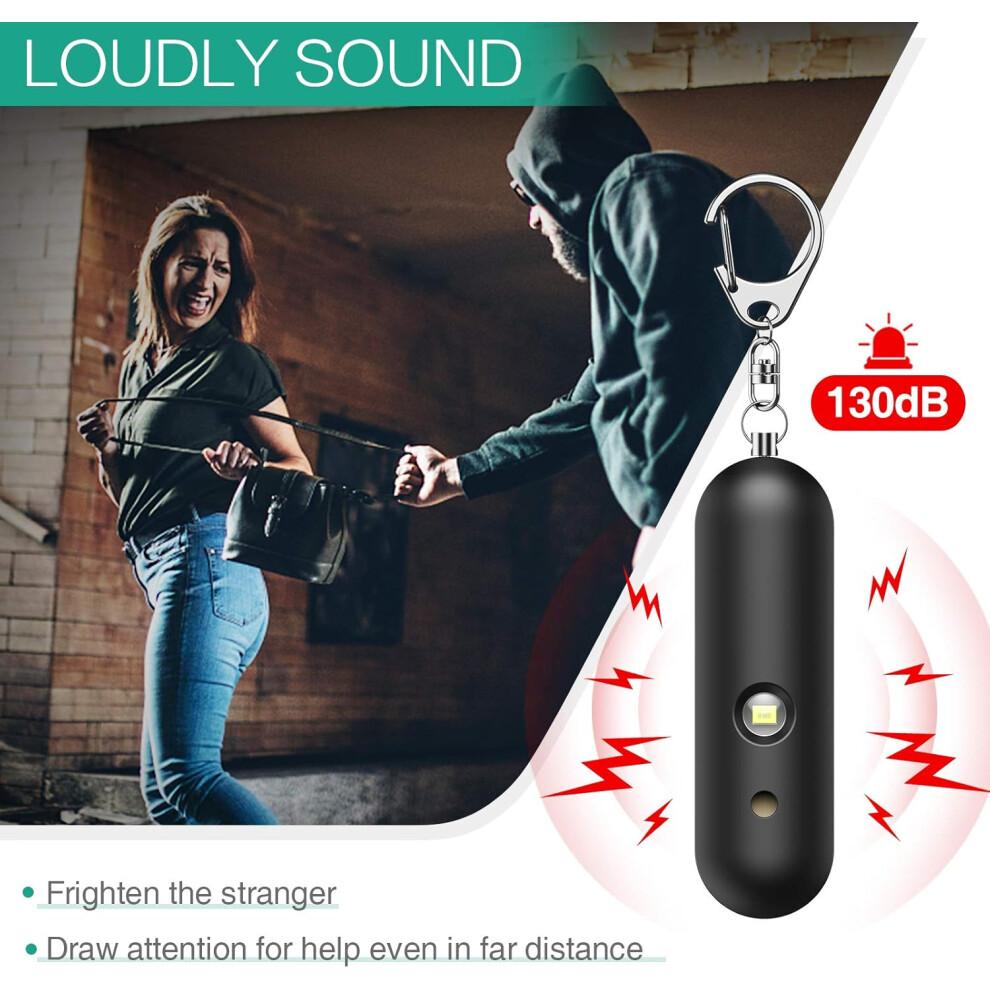 Emergency Essential: Loudest Siren Personal Alarm with Simple Intuitive Activation, 130Db Sound, and Bright Flash, Ideal for Women, Men, Children,