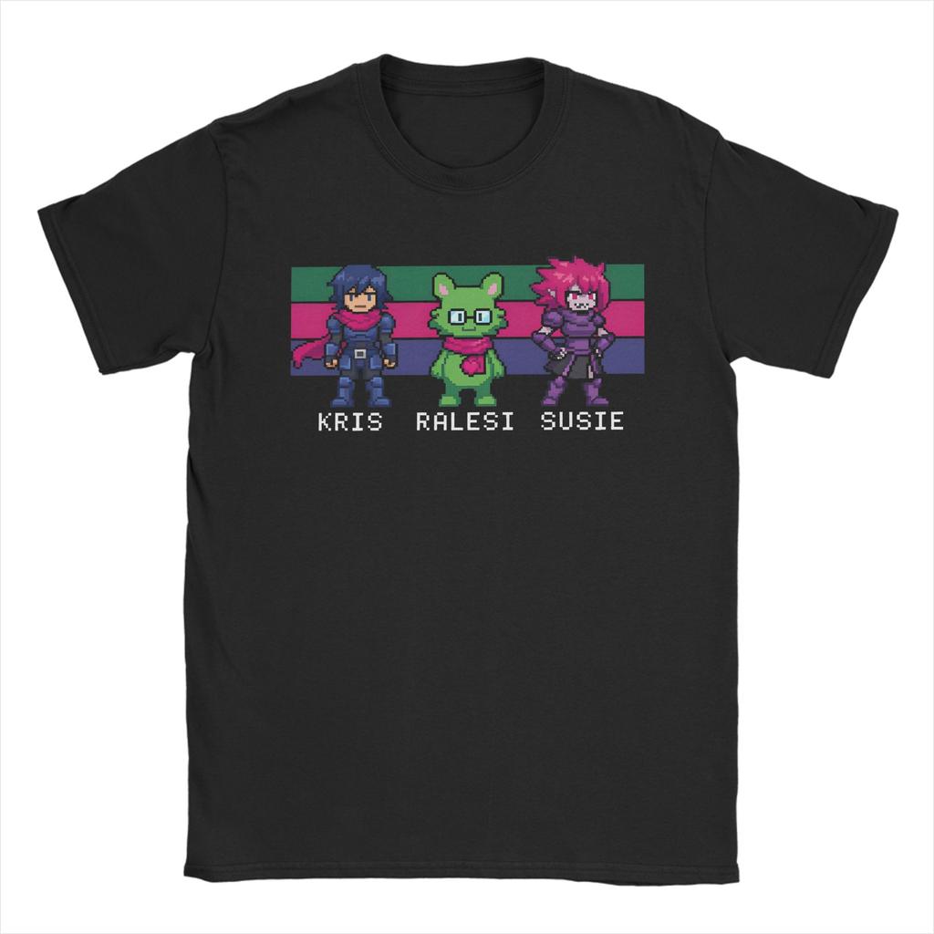Deltarunes 100 Cotton T Shirt For Unisex Summer Ralsei Aesthetic T Shirts Oneck Popular Tee Shirt Oversized Design Tops