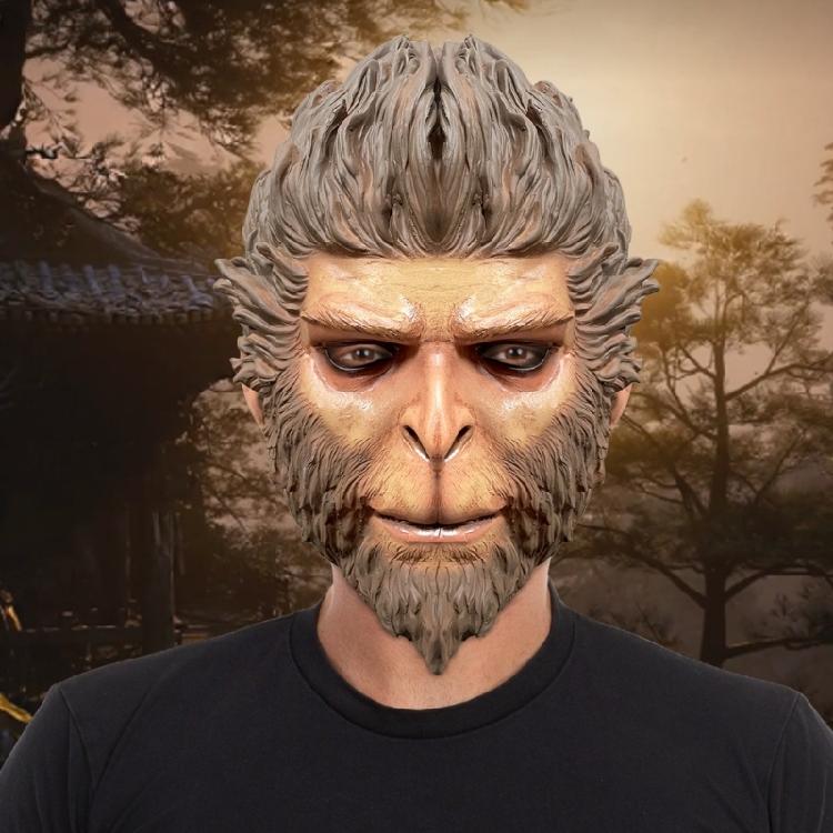 Black Myth Gokus Maske 3D WuKong Maske Affenmaske Gokus Kopfbedeckung Gaming-Maske WuKong Cosplay-Maske
