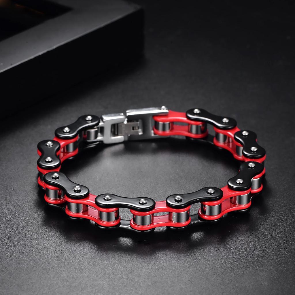 Unisex Rock Hip Hop Motorcycle Chain Bracelet