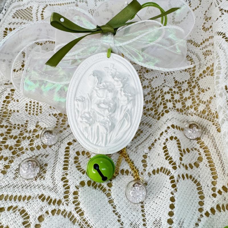 1pcCar Rose Flower Aroma Hanging Decoration Bedroom Wardrobe Aroma Plaster Pendant Diffuser Stone Hanging Decoration Wedding Gif