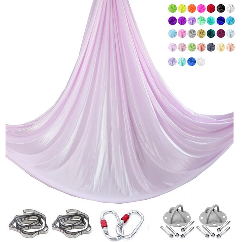 6m Nylon Aerial Yoga Hammock Set for Home and Studio Use