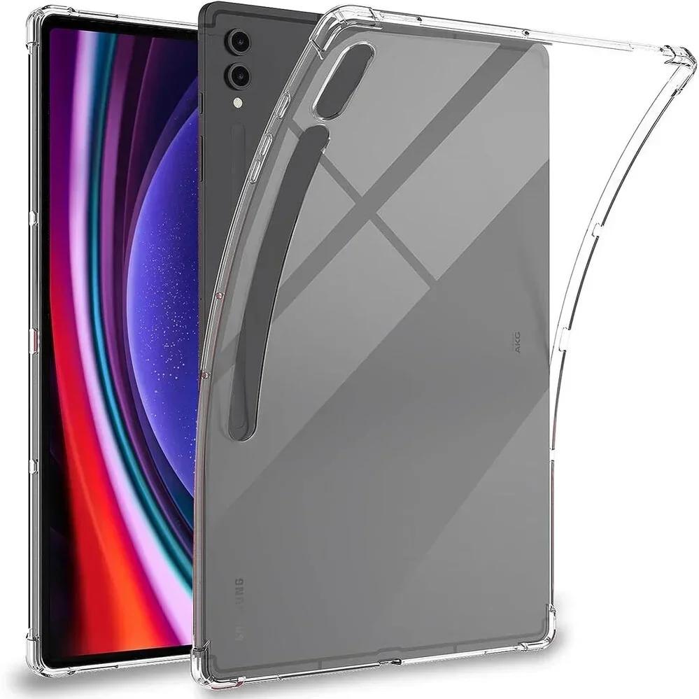 

Чехол для Samsung Galaxy Tab S10 Ultra 14,6 , гибкий силиконовый TPU, черный защитный чехол, задняя крышка для Samsung SM-X920 SM-X926B Tab S10 Ultra 14.6 чистый