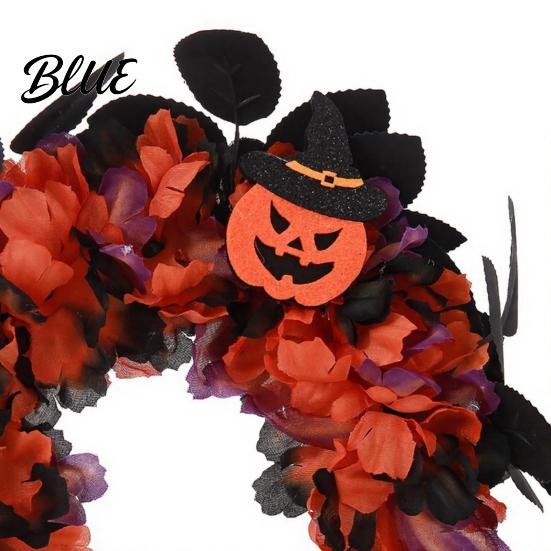 Halloween Party Hairband Floral Headband Handmade 3D Shape Widened Fit Colorful Flower