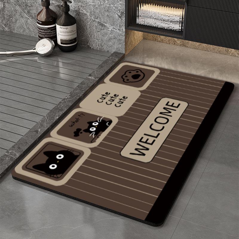 Waterproof Non Slip Floor Mat for Kitchen, Corridor, Laundry Room, Bathroom and Living Room