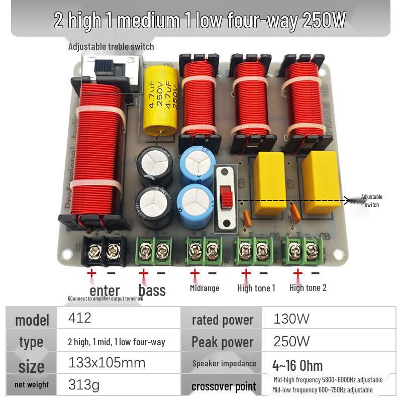 DIY High-Power, No-Weld Speaker Crossover: 2-Way to 5-Way HIFI